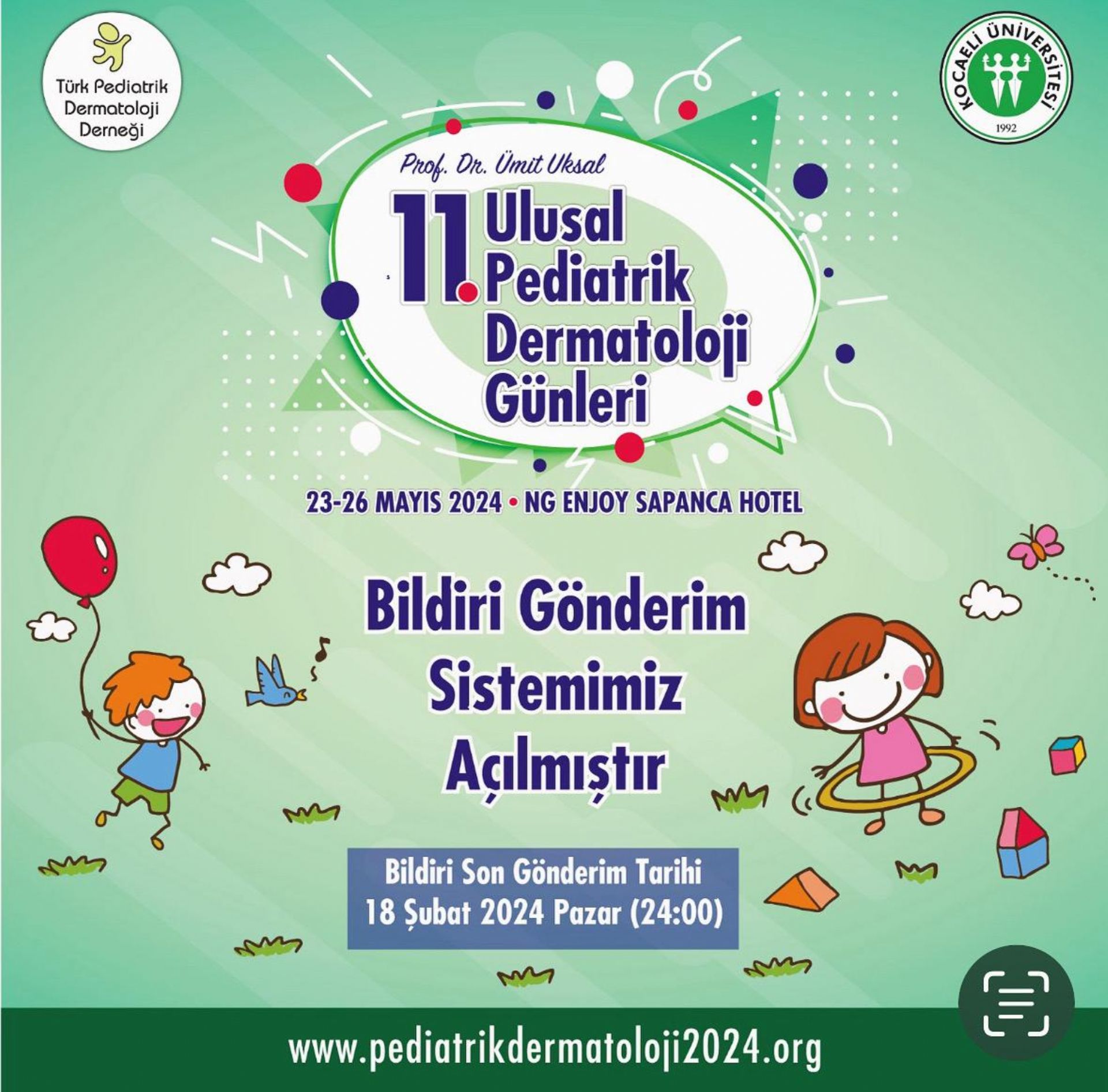 11. Prof. Dr. Ümit Ukşal Ulusal Pediatrik Dermatoloji Günleri